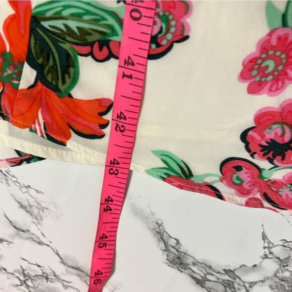 NWT Ann Taylor Halter Bow Back Flare Dress Size 14 floral - Picture 9 of 9